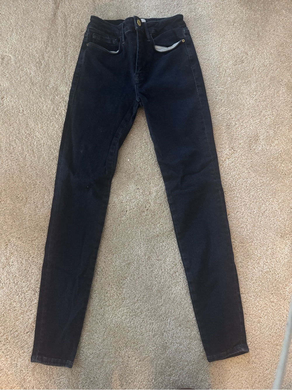 Frame Denim Women's Black Skinny Jeans